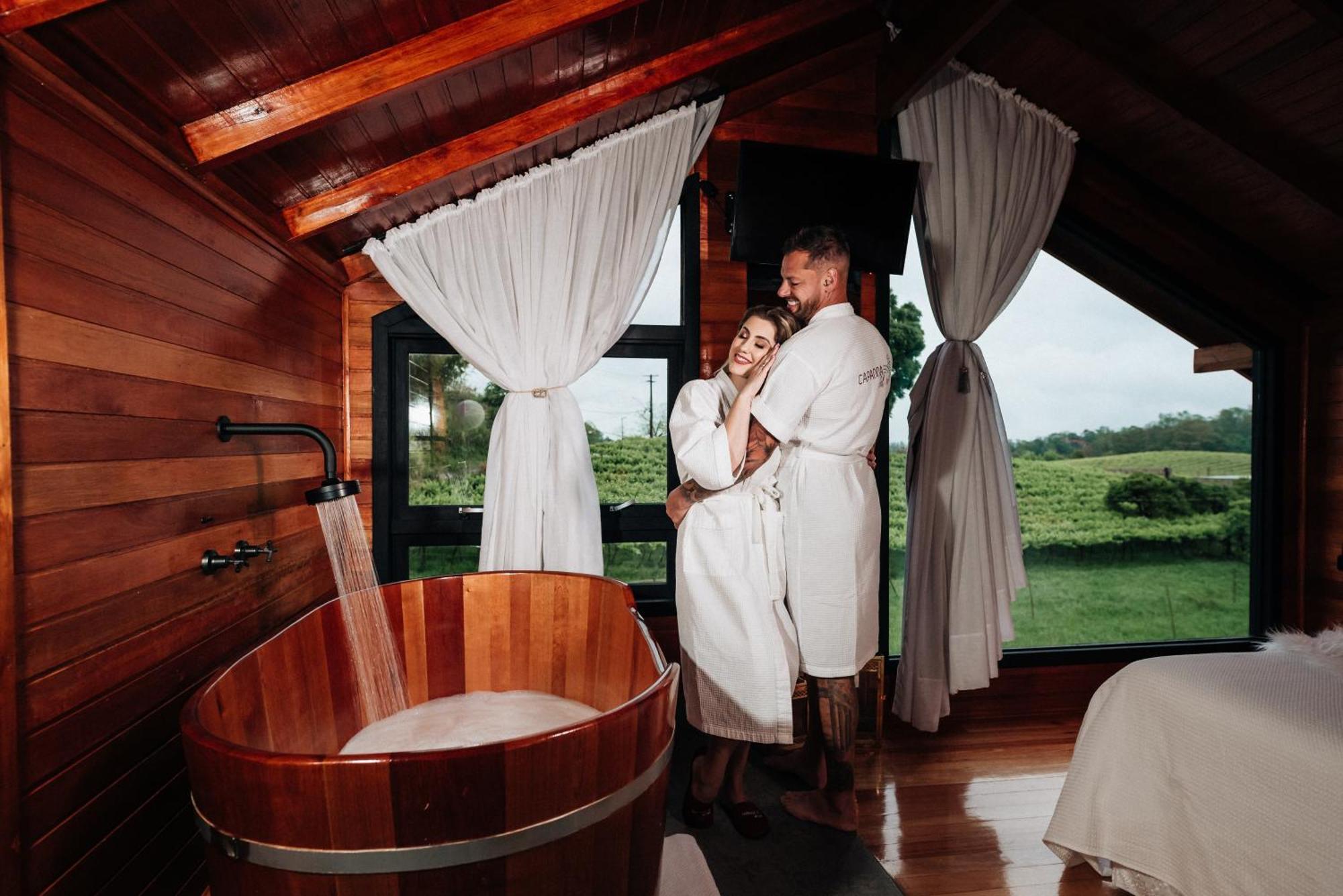 Capanna Del Vale - Vale Dos Vinhedos - Com Degustacao Personalizada Na Vinicola Dom Candido Guest house *